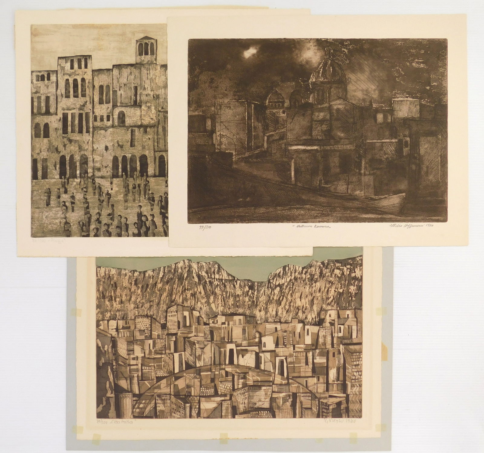 3 Contemporary etchings (1 of 7)