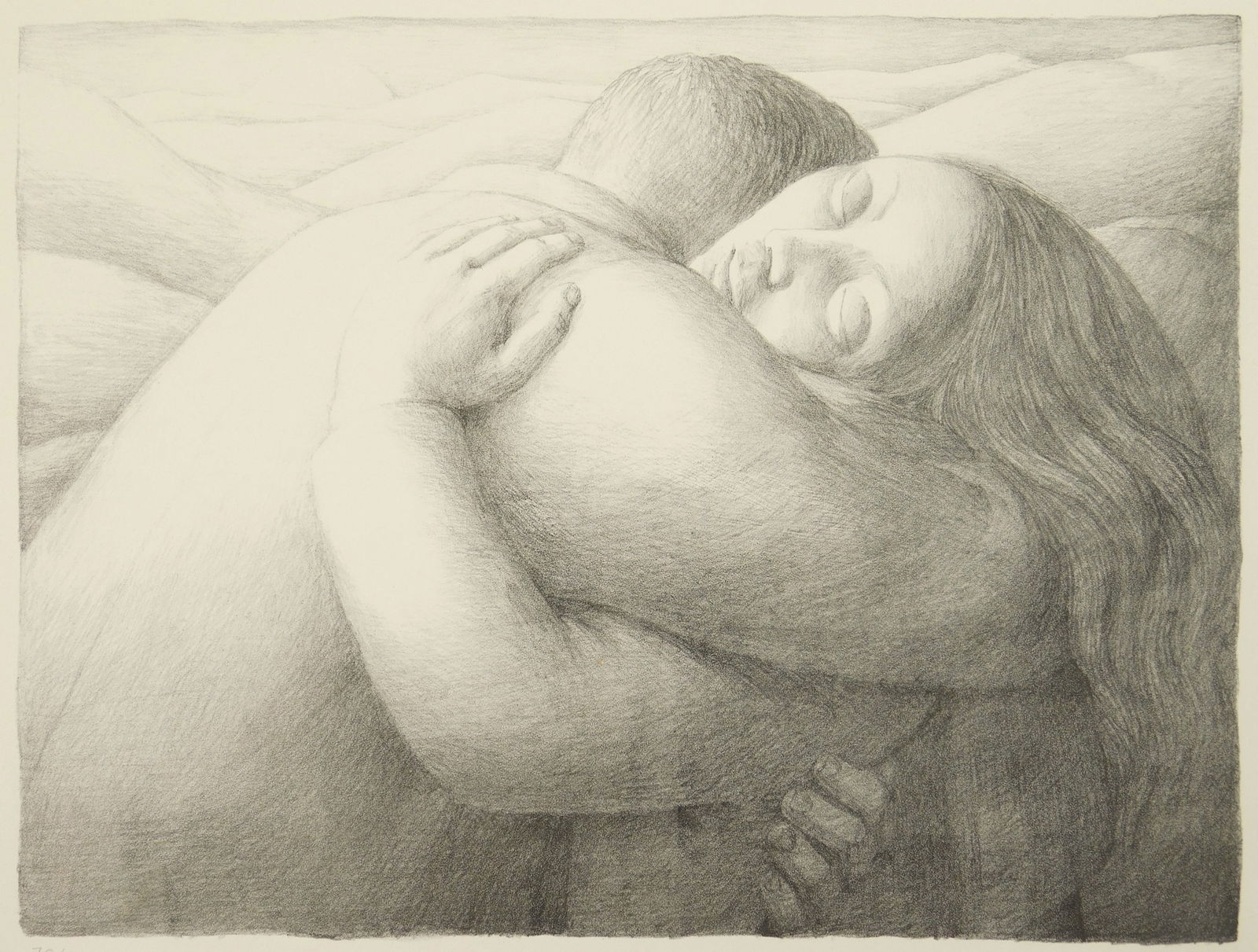 George Tooker (American, 1920-2011) lithograph (1 of 5)