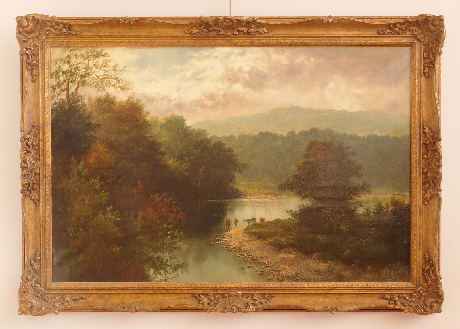 E. Lomas (British. 19th/ 20th c.) oil (1 of 8)