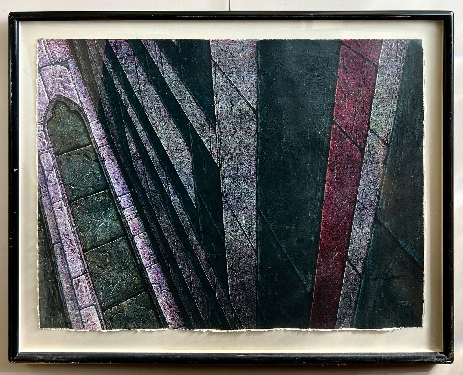 George Kozmon (American, 1960- ) acrylic (1 of 3)