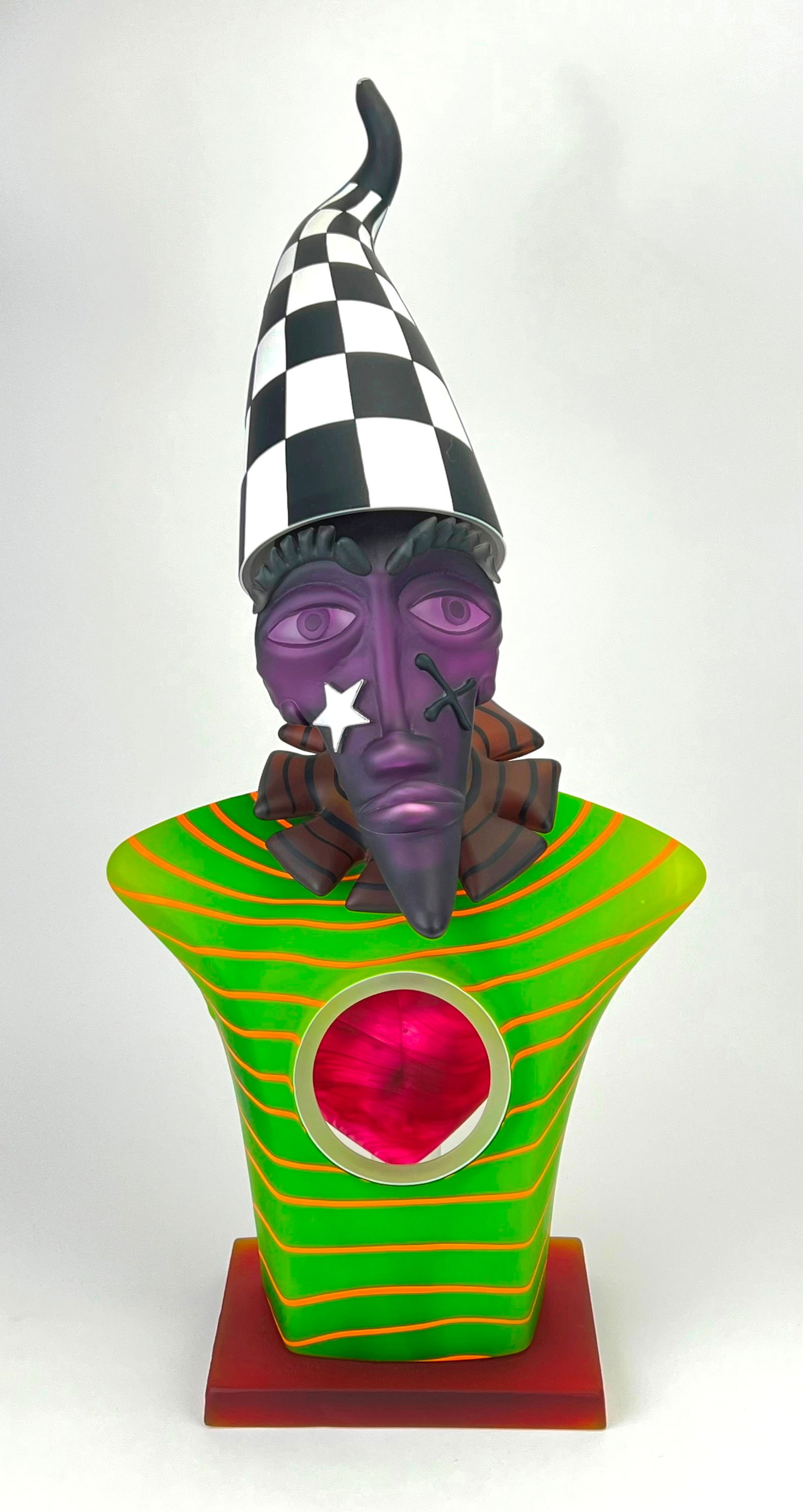 Stani Jan Borowski  (French, 1944- ) glass sculpture (1 of 7)