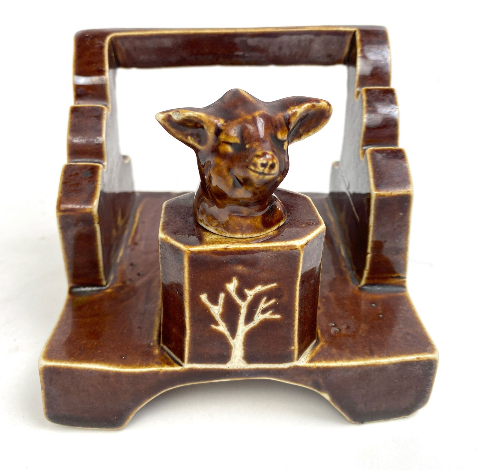 Ceramic inkwell and pen holder (1 of 6)