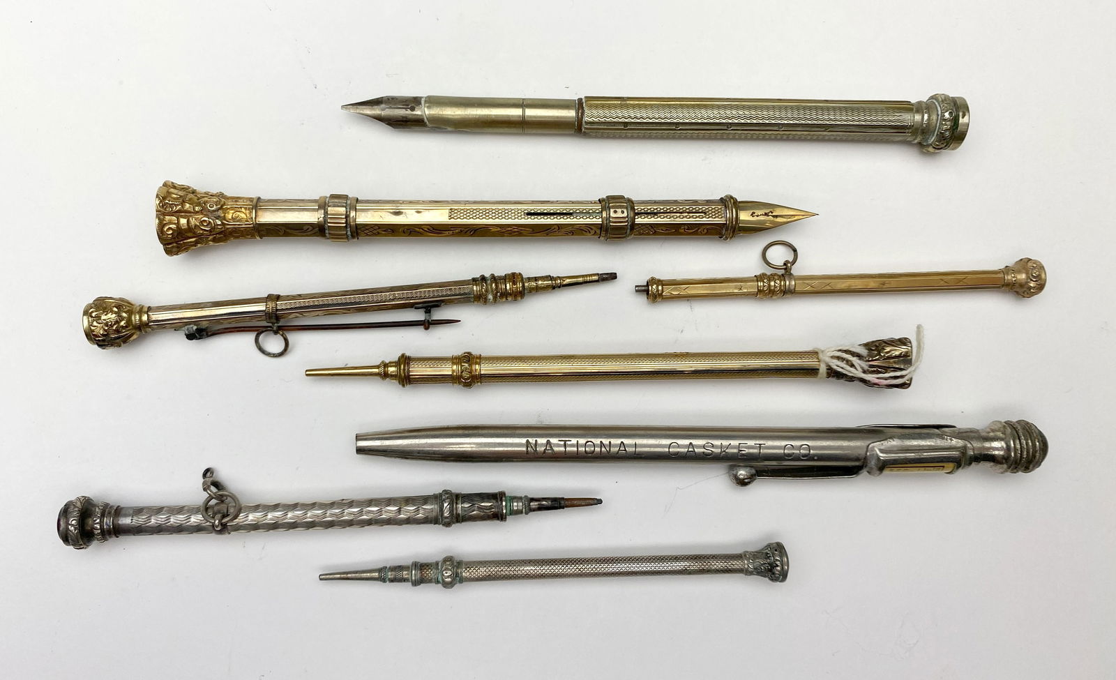8 Victorian mechanical pencils (1 of 2)