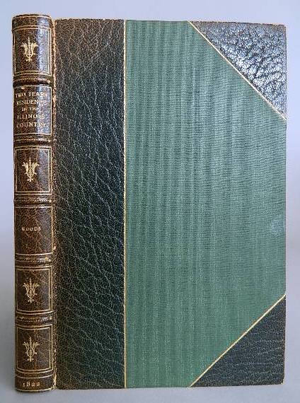 Maps- Woods ''Two Years' Residence in the...: Woods, John- ''Two Years' Residence In The Settlement On The English Prarie In The Illinois Country''- London: Longman, Hurst, Rees, Orme, and Brown, Paternoster - Row, 1822, 310 pp.