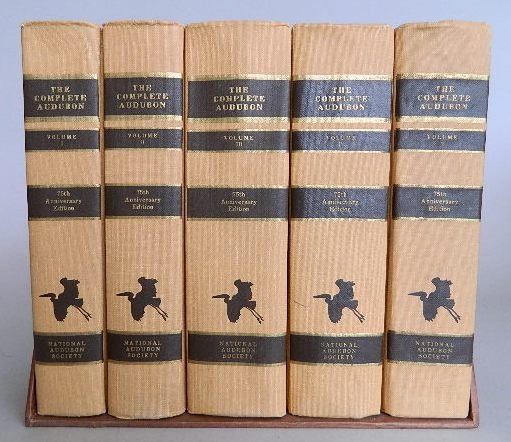 Audubon ''The Complete Audubon.. 5 vols.: Audubon, John James- ''The Complete Audubon: A Precise Replica of The Complete Works of John James Audubon Comprising The Birds of America (1840-44) and The Quadrupeds of North America (1851-54)'', 5 