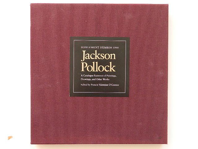 1 Book on Jackson Pollock: Pollock, Jackson- ''Jackson Pollock. a catalogue raisonné of paintings, drawings, and other works / Supplement''- New York: Pollock-Krasner Foundation, 1995.