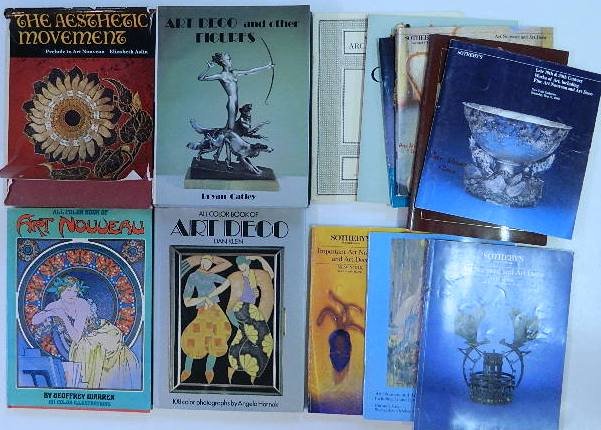 Catley ''Art Deco and Other Figures'': Catley, Bryan- ''Art Deco and Other Figures''- Antique Collector's Club, Suffolk, England, 1978; together with 10 books and catalogs on Art Deco and Art Noubeau.