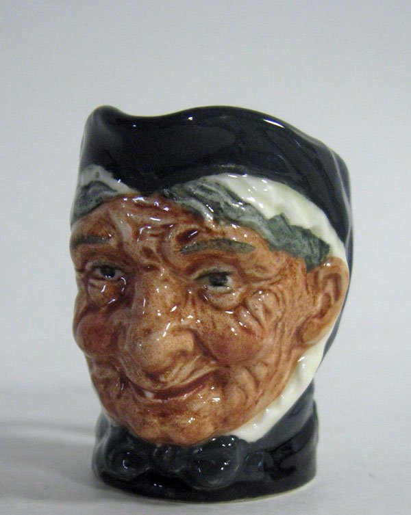 3 Royal Doulton Toby Jugs: 3 Royal Doulton Toby Jugs- ''Mrs. Claus'' D6922; ''Granny'' D6520; and ''The Clairvoyant'' D6714- overall in mint used condition. 2 5/8''h