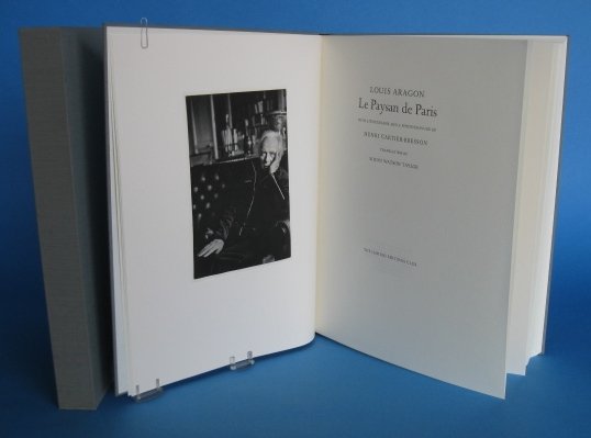 ''Le Paysan de Paris'' LEC 1994: Aragon, Louis- ''Le Paysan de Paris''- with lithographs and a photogravure by Henri Cartier-Bresson, translation by Simon Watson Taylor, The Limited Editions Club, 1994, numbered 90 in pencil, from th