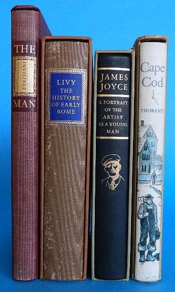 4 Limited Editions Club books, 1967-1970: 4 Limited Editions Club books, 1967-1970- 1.) Joyce, James- ''A Portrait of The Artist As A Young Man''- 1968, ills. by Brian Keogh; 2.) Wells, H. G.- ''The Invisible Man''- 1967, ills. by Charles Moz