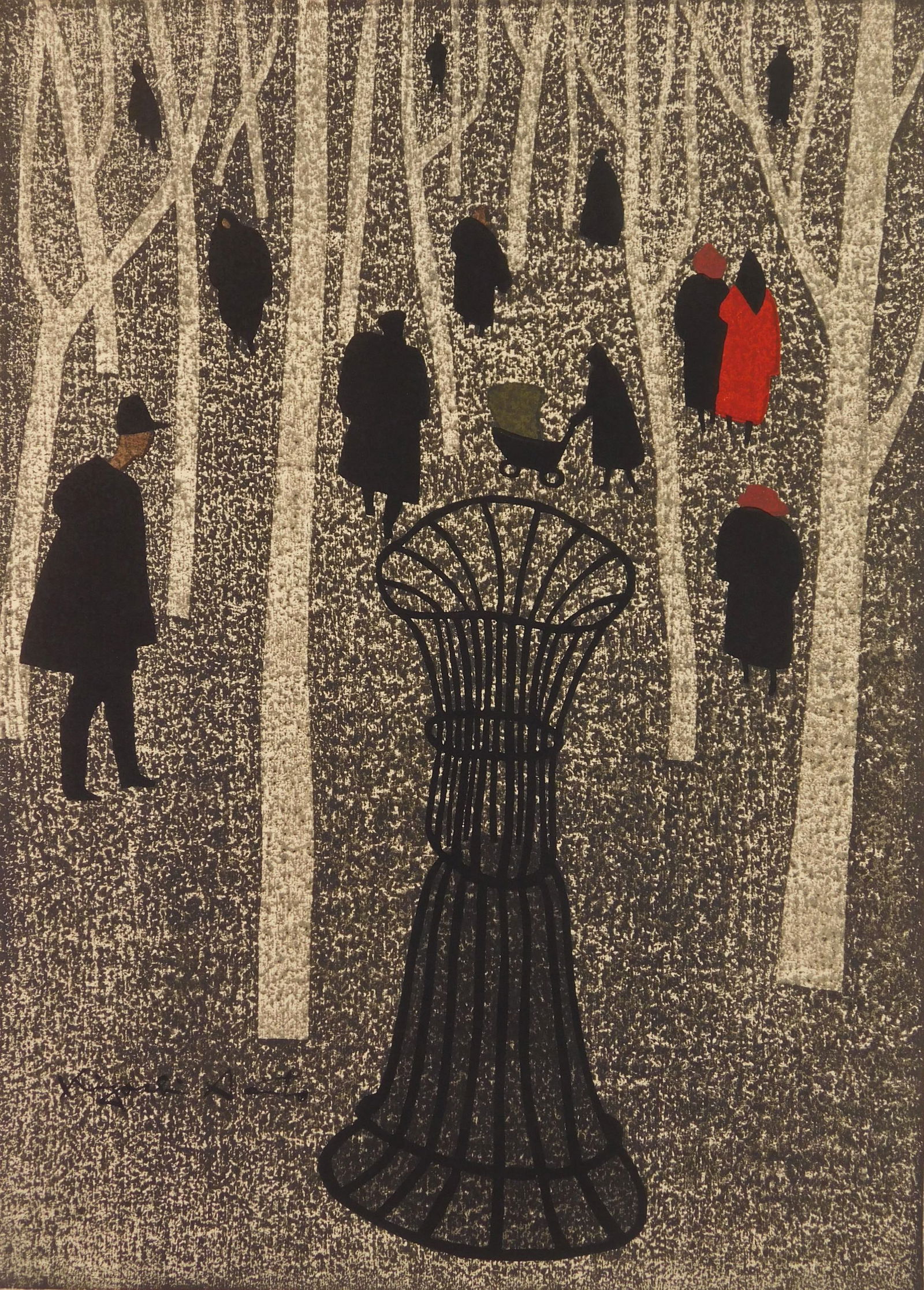 Kiyoshi Saito (Japanese, 1907-1997) woodblock (1 of 7)