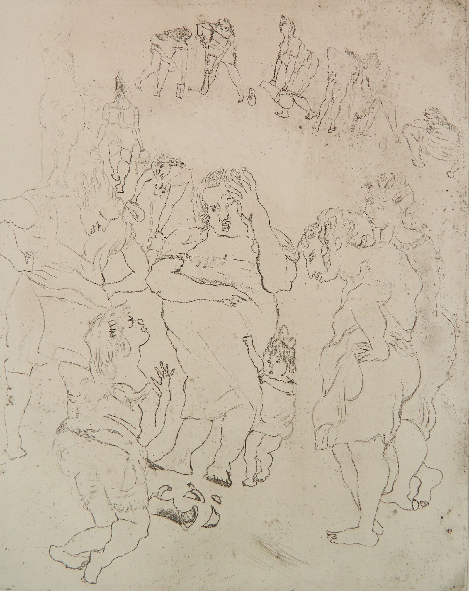 Jules Pascin (French, 1885-1930) etching (1 of 4)