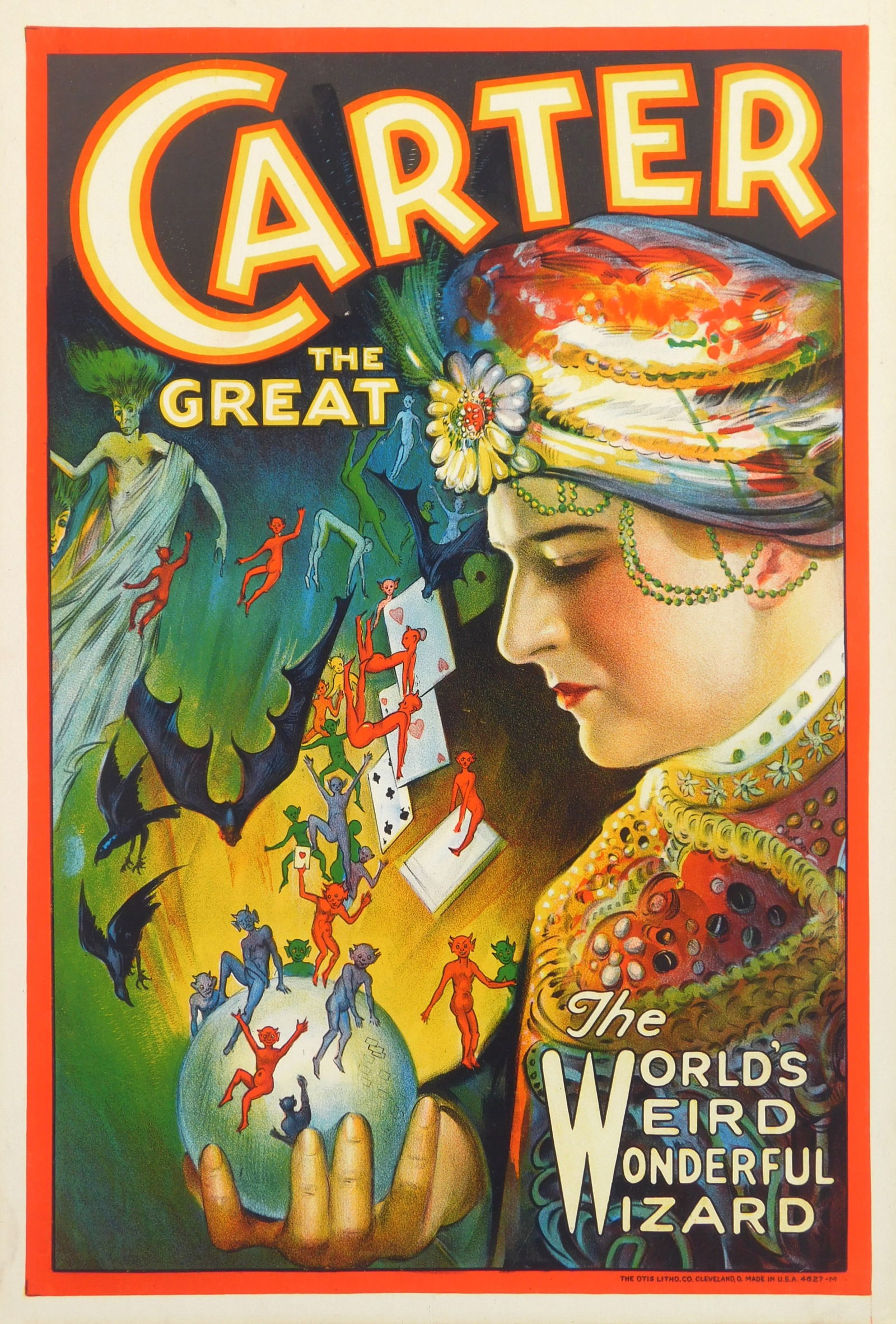 Carter the Great lithographic poster (1 of 6)
