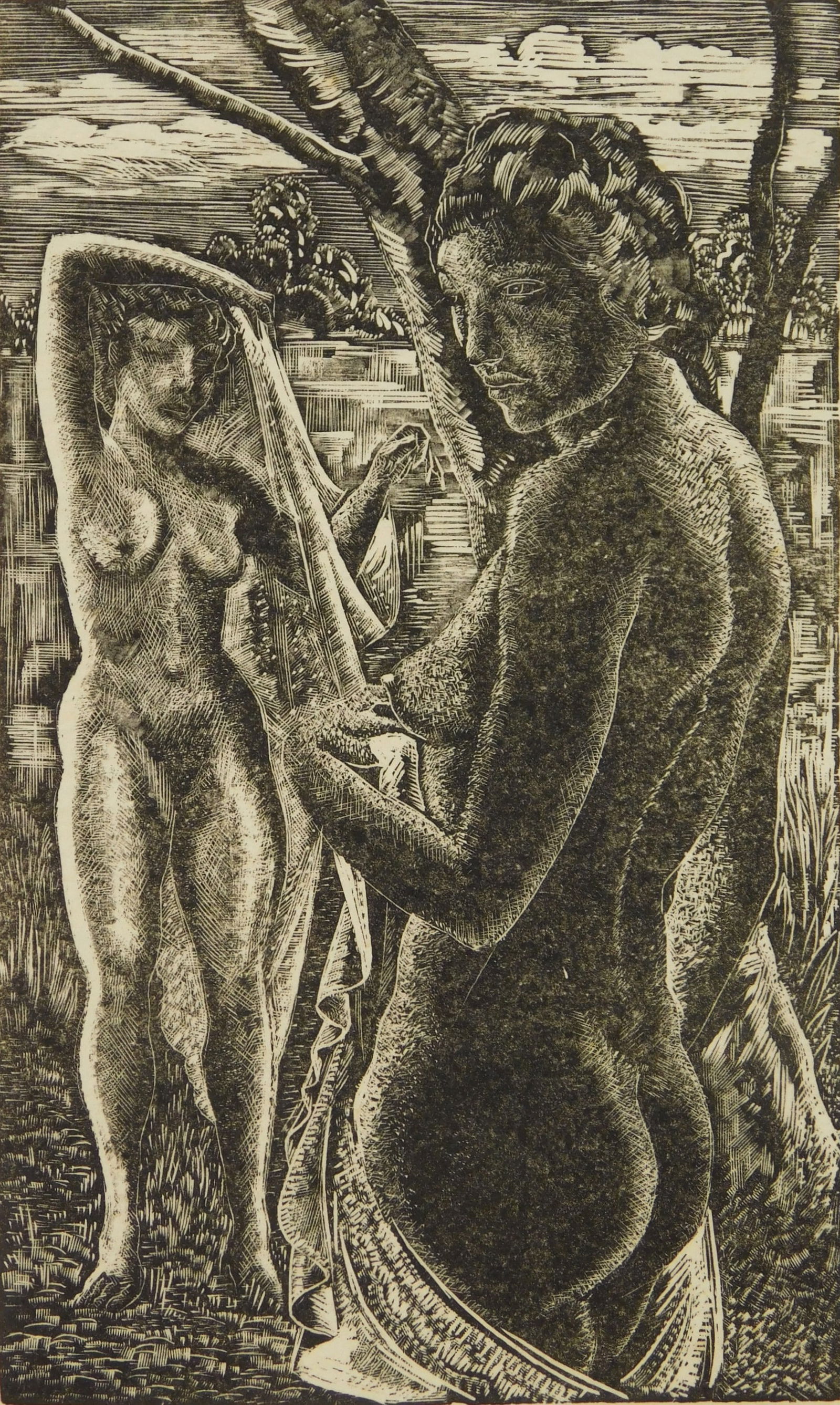 Emil Ganso (American, 1895-1941) wood engraving (1 of 6)
