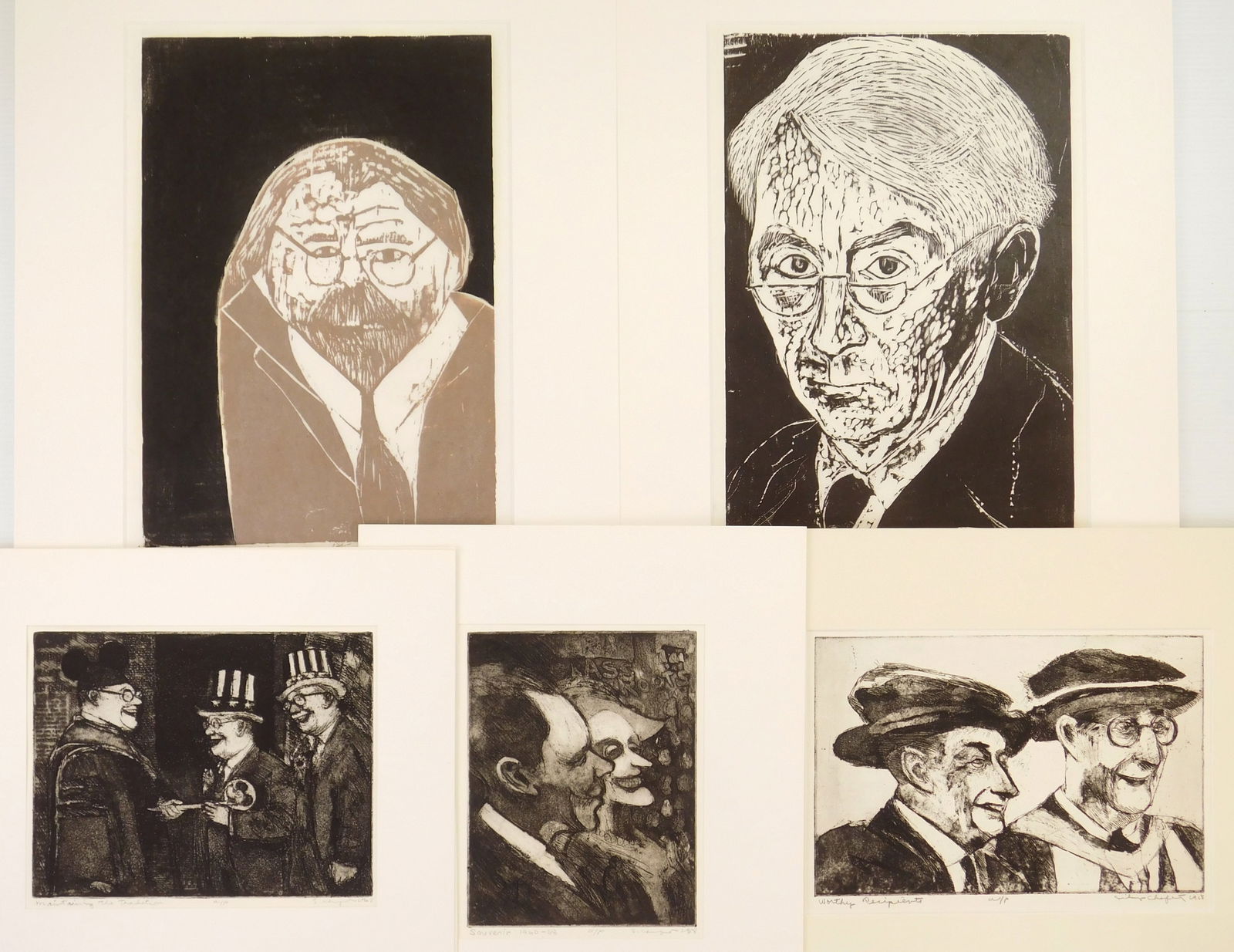 Sidney Chafetz (American, 1922-2013) etchings (1 of 11)