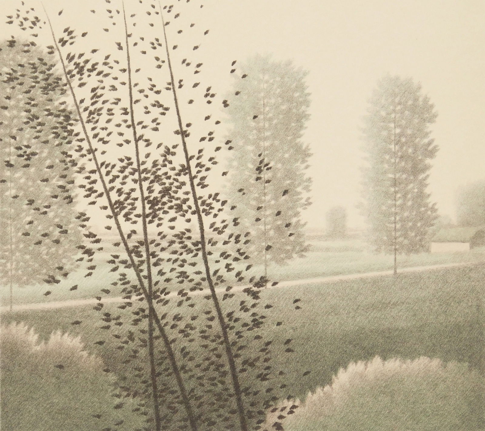 Robert Kipniss (American, 1931- ) lithograph (1 of 5)