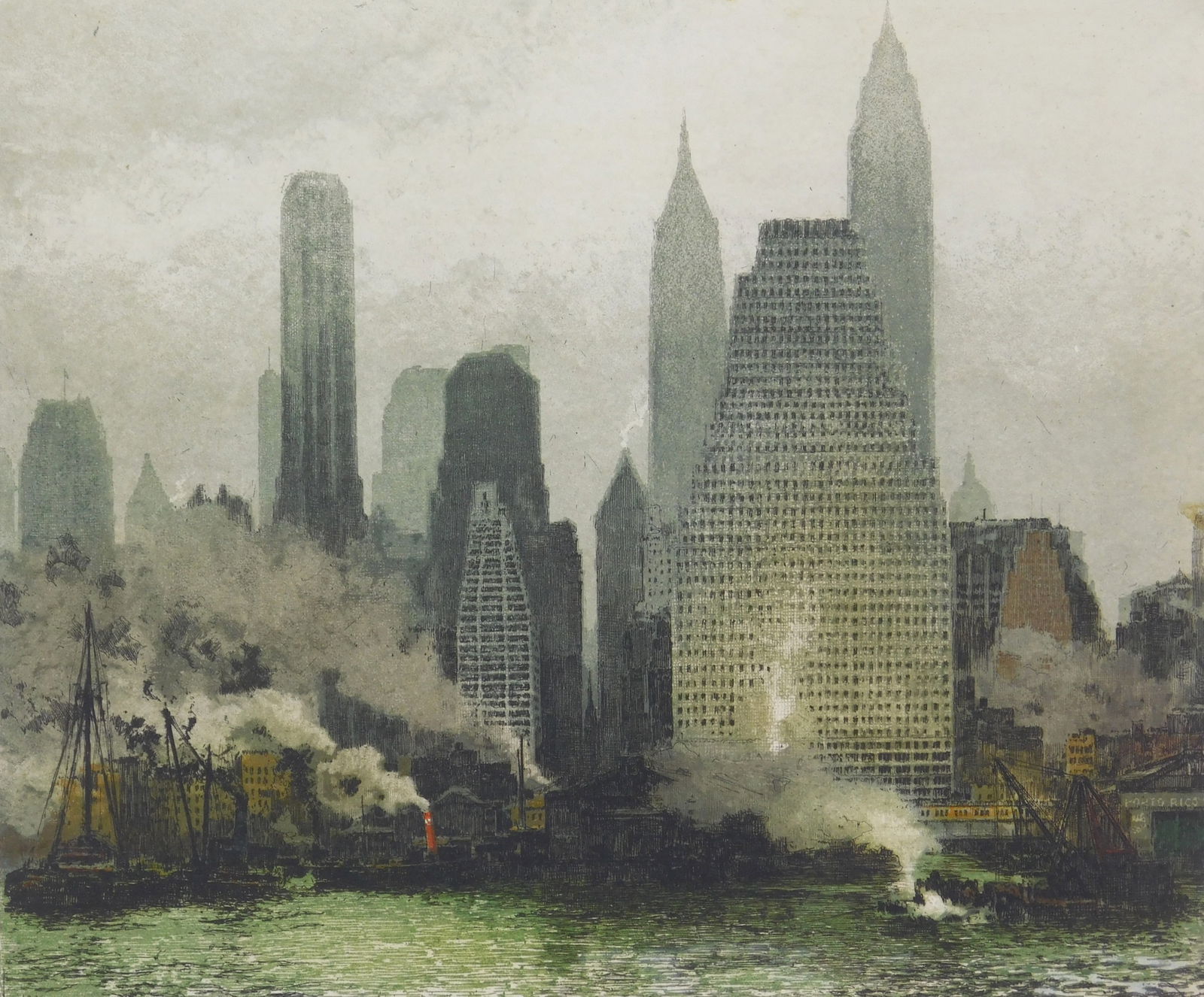 Luigi Kasimir (Austrian, 1881-1962) etching (1 of 7)