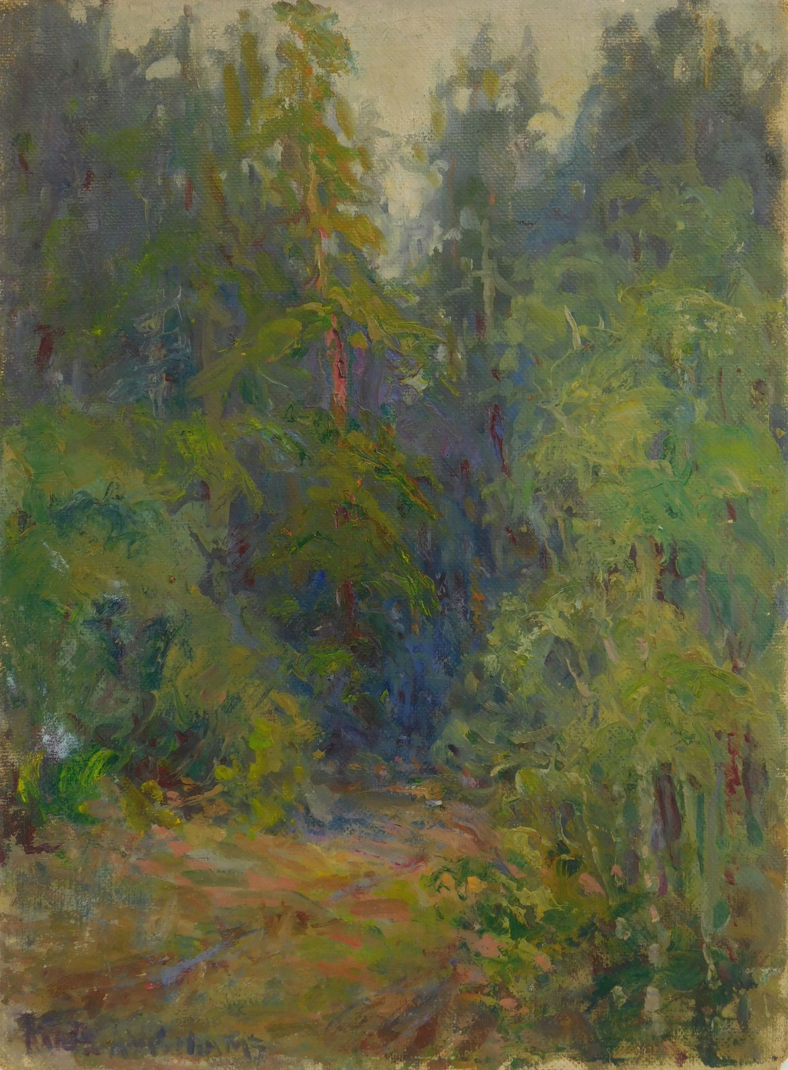 Kate A. Williams (American 1877-1939) oil (1 of 4)