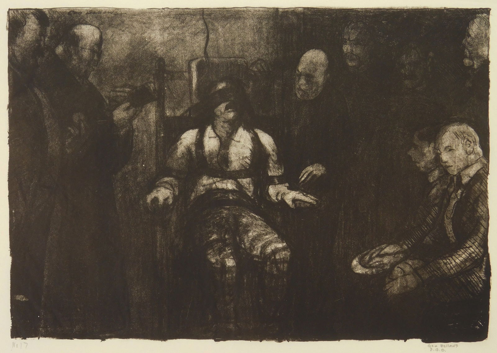 George Bellows (American, 1882-1925) lithograph (1 of 5)