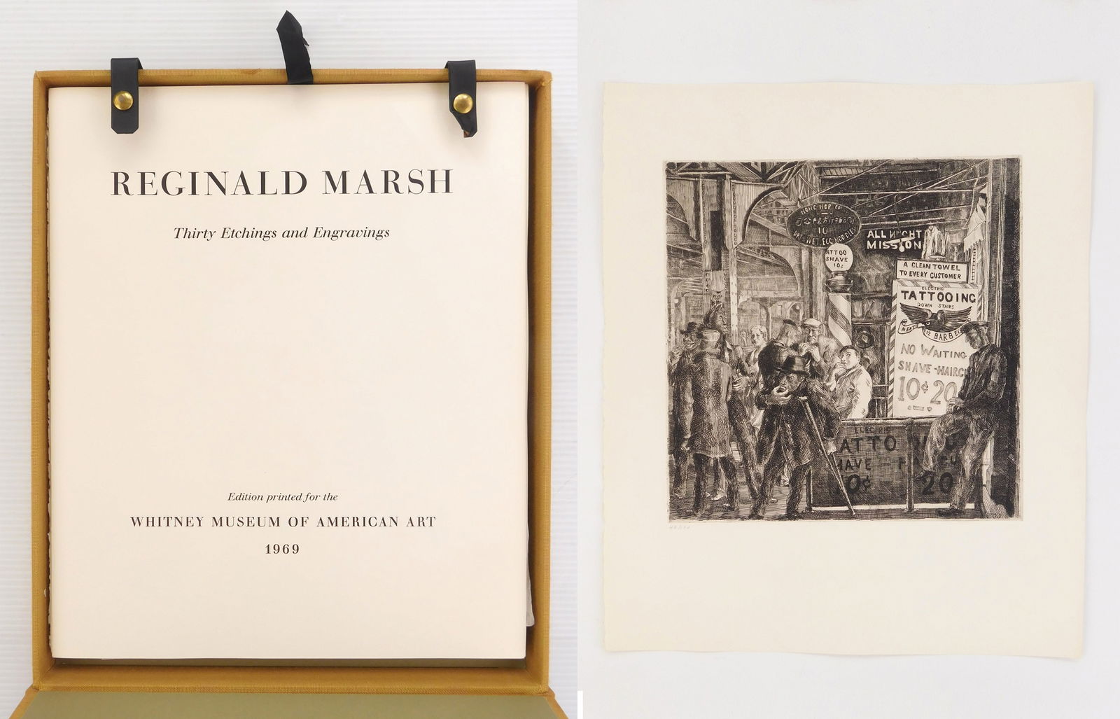 Reginald Marsh (American, 1898-1952) 30 etchings (1 of 10)