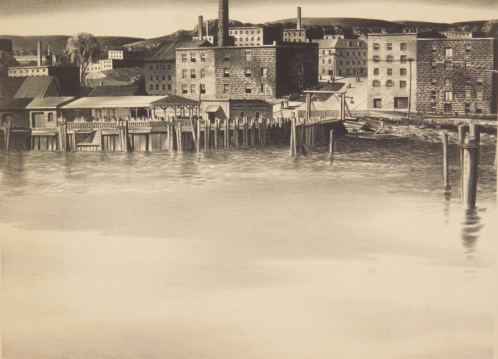 Stow Wengenroth (American, 1906-1978) lithograph (1 of 5)