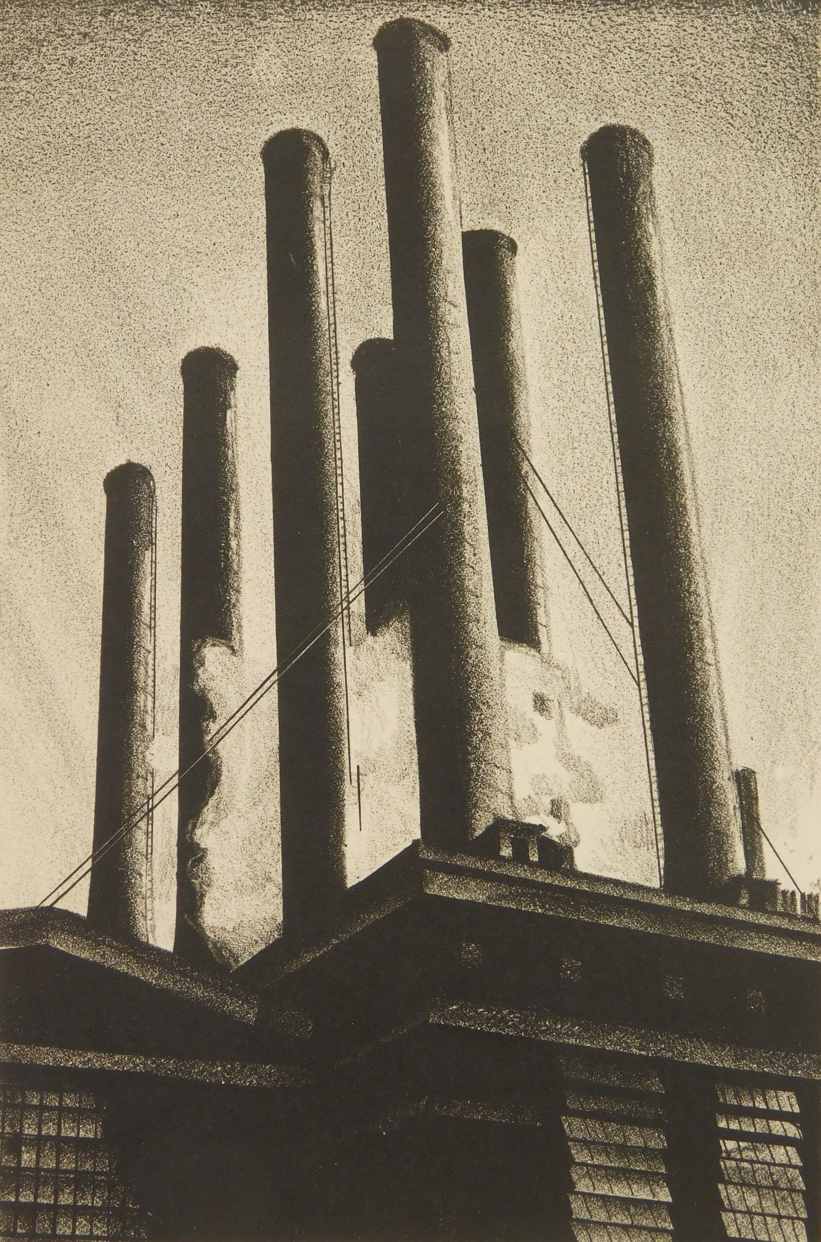 William S. Gisch (American, 1906-1989) lithograph (1 of 4)