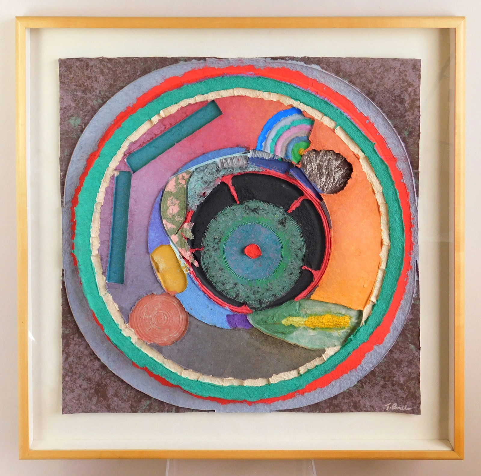 Tom Balbo( American, 1954- ) cast paper collage (1 of 4)