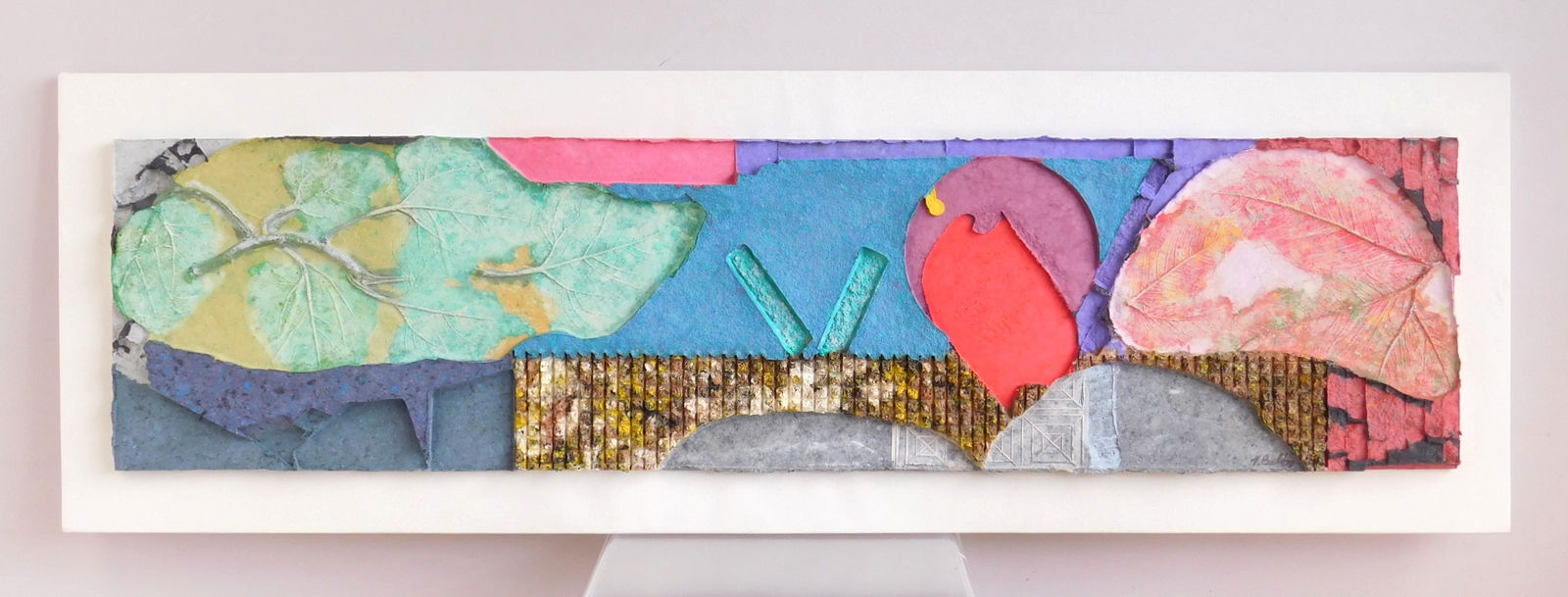 Tom Balbo (American, 1954- ) cast paper colage (1 of 5)