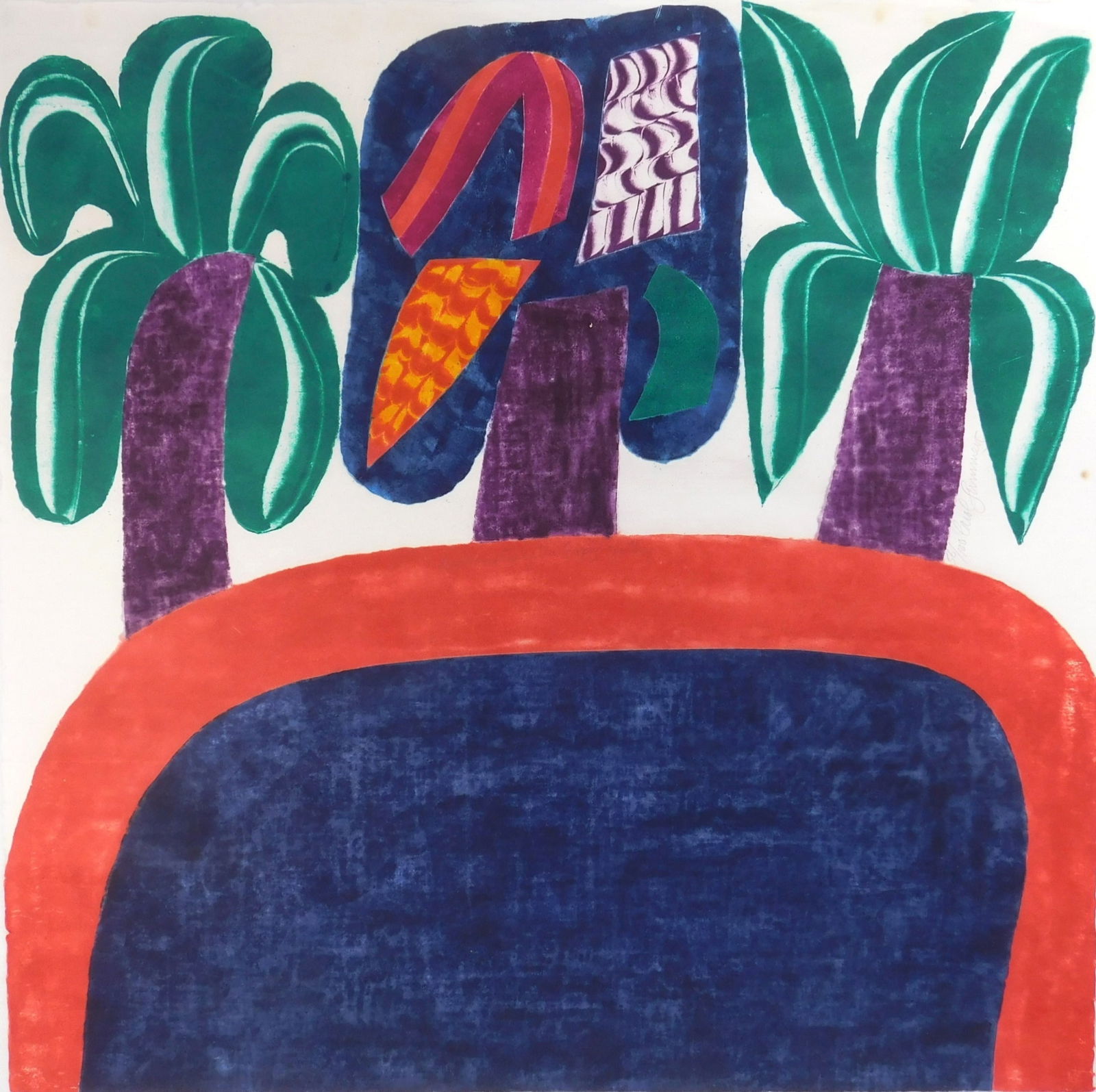 Carol Summers (American, 1925-2016) woodcut (1 of 5)