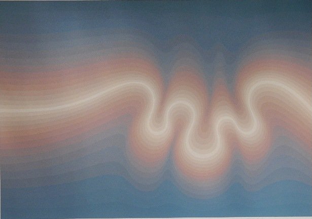 Roy Ahlgren 3 serigraphs: Roy Ahlgren- ''Polarization''; ''Big Sur''; ''Phoenix''- 3 serigraphs in colors, 1981, all signed, dated, titled and numbered 10/150, 91/150, 32/150 in pencil, 'Phoenix' with a few foxing along bottom