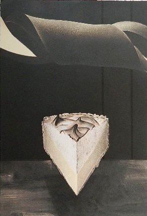 James Butler lithograph: James Butler- ''Won't Wilt, Drop or Weep''- lithograph in colors, 1972, signed, dated, titled and numbered in pencil, edition of 30. 14 3/4 x 21 1/2''