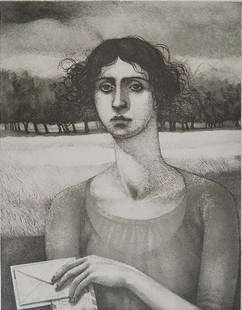 Alan Feltus lithograph: Alan Feltus- Untitled- lithograph, signed and annotated 'Solo Imp. 2' in pencil. 22 1/2 x 17 1/2''