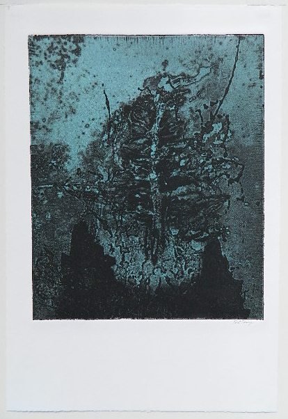 T. Terry; J. Clemens - 5 etchings and aquatint: Thomas Terry- Untitled (Abstract)- 3 etching and aquatint (2 in colors), 2 signed in pencil; and Jonathan Clemens- Untitled (Abstract)- 2 etching and aquatint (1 in colors); minor handling creases in 