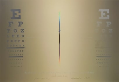 Shusaku Arakawa (Japanese, 1936-2010) lithograph