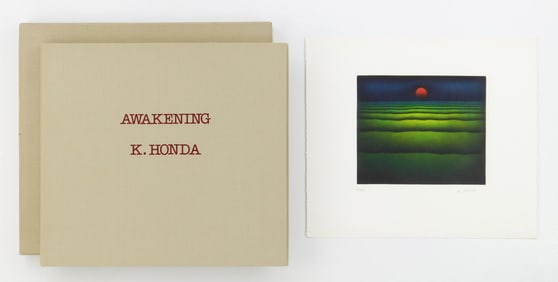 Kazuhisa Honda (Japanese, 1948- ) portfolio- 6 mezzotints