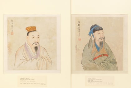 2 Chiang Lien (Cantonese, 19th c.) pen and ink