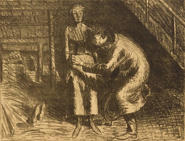 Ernst Barlach (German, 1870-1938) lithograph