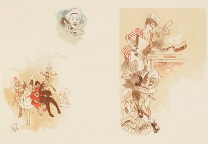 Jules Cheret (French, 1836-1932) lithograph