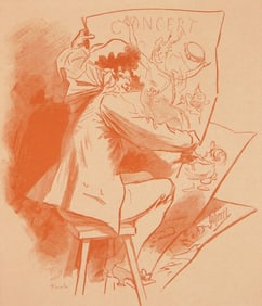 Jules Cheret (French, 1836-1932) lithograph