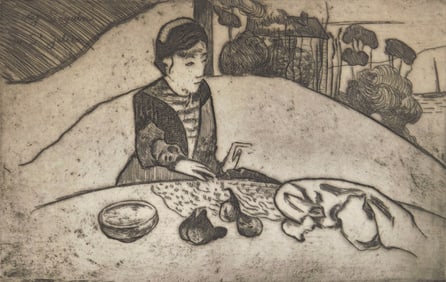 Paul Gauguin (French, 1848 - 1903) etching