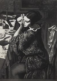 Dame Laura Knight (British, 1877-1970) etching and aquatint