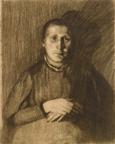 Kathe Kollwitz (German, 1867-1945) etching