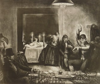 George Bellows (American, 1882-1925) lithograph