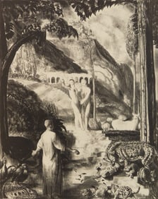 George Bellows (American, 1882-1915) lithograph