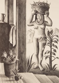 Julio de Diego (American, 1900-1979) lithograph