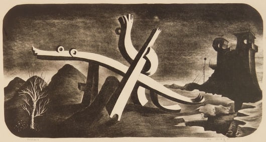 Julio de Diego (American, 1900-1979) lithograph