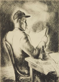 Edward Ferguson (American, 1914-2001) lithograph