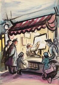 Don Freeman (American, 1908-1978) watercolor