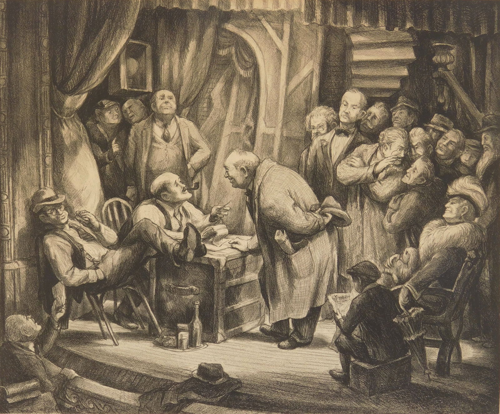 Don Freeman (American, 1908-1978) lithograph (1 of 4)