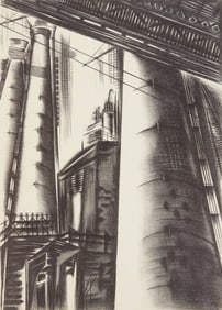 Jolan Gross- Bettelheim (American, 1900-1972) lithograph